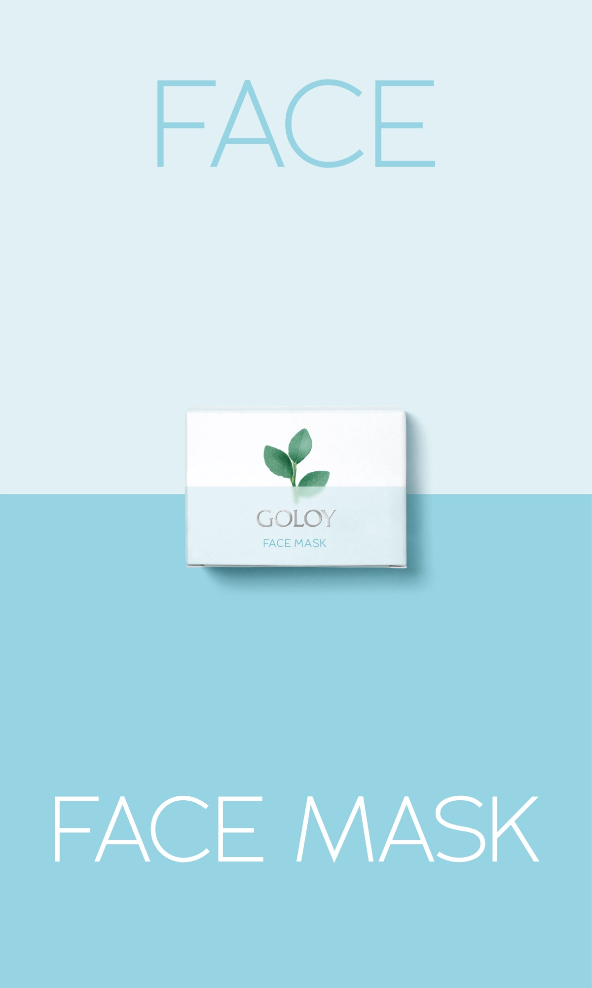 Goloy Face Mask Goloy Gesichtsmaske