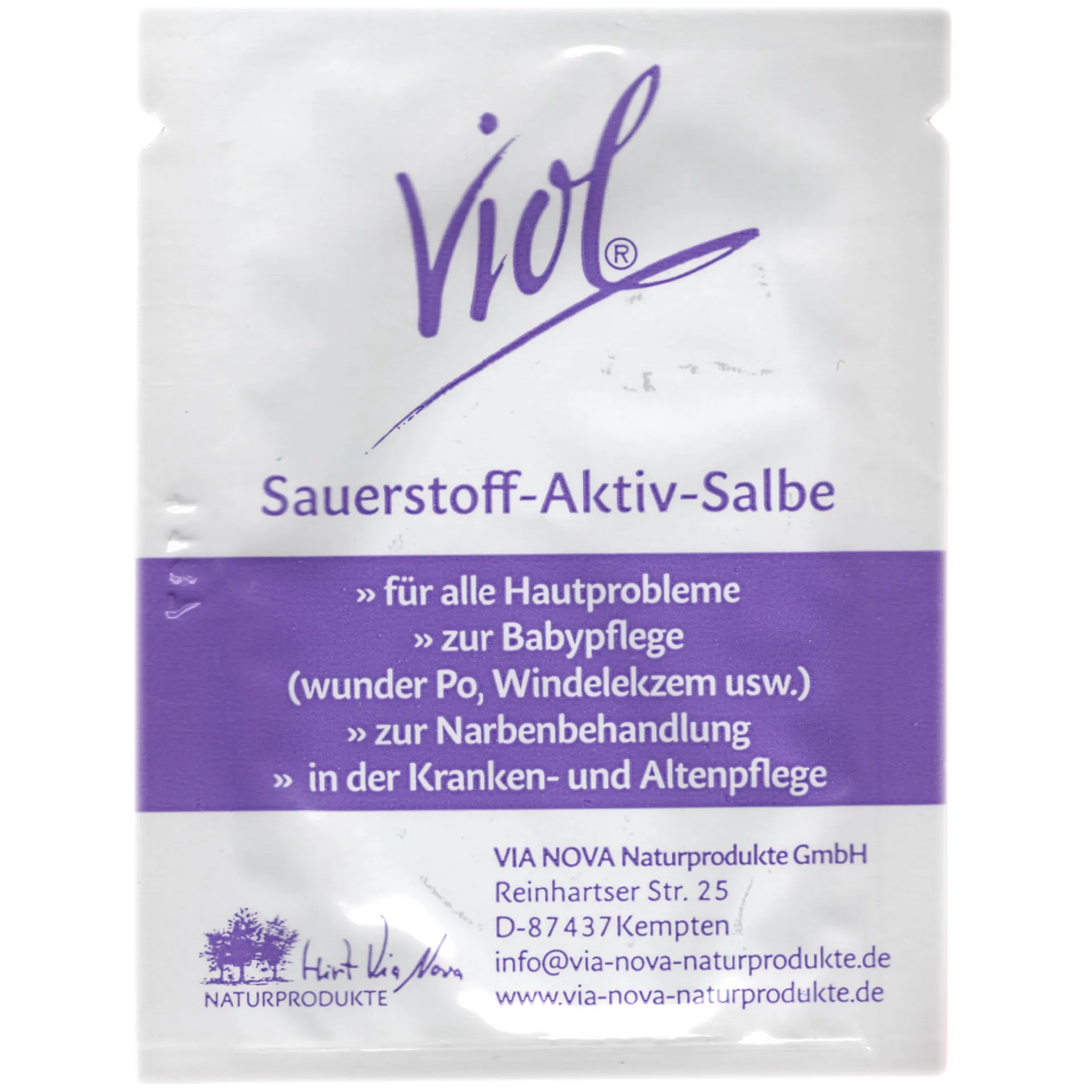 Viol Sauerstoff Aktiv Salbe Via Nova Viol Sauerstoff Aktiv Salbe