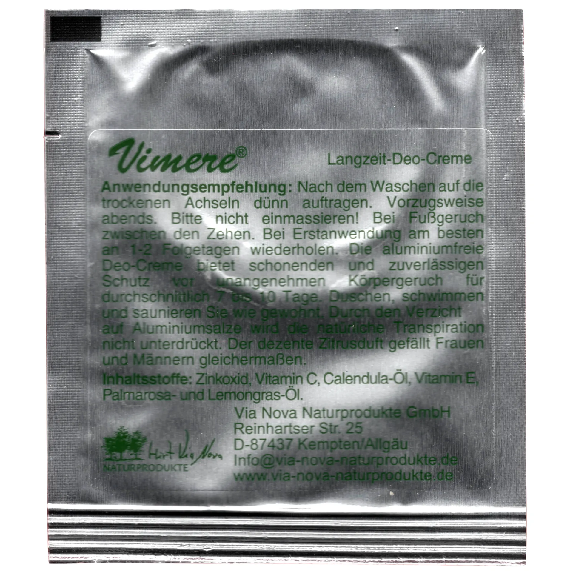 Vimere Deo Creme Via Nova Vimere Deo Creme